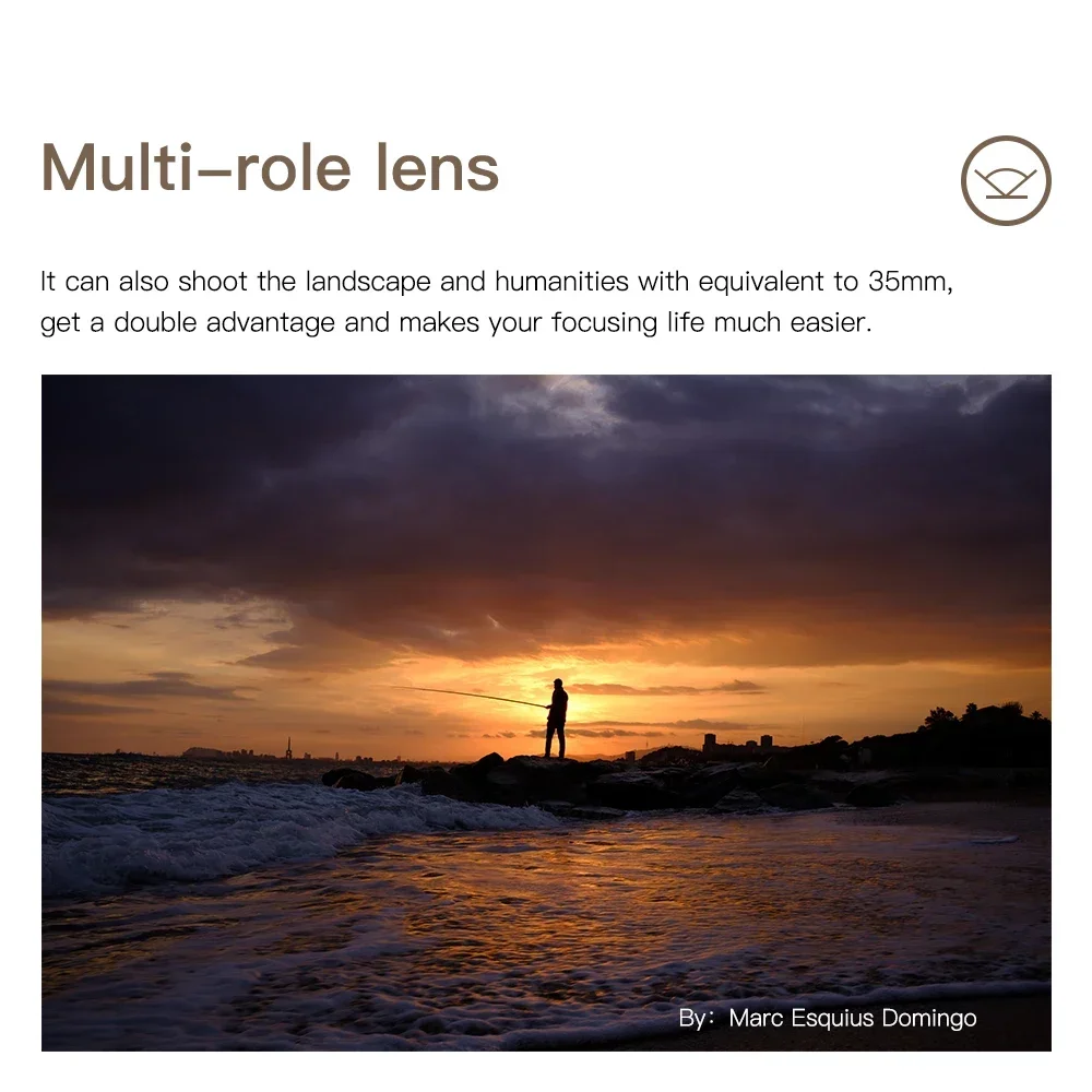 TTArtisan 23 مللي متر F1.4 دليل التركيز عدسة الكاميرا لسوني E جبل a6300 فوجي XA XT3 XE كانون M6 باناسونيك أوليمبوس M43 نيكون Z30 Z50 #3