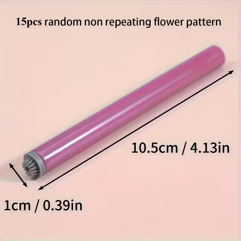 6/10/15Pcs Nail Art Stamp Pen Set, Easy DIY Nail Stamping, Stamper with Floral Butterfly Designs and Patterns