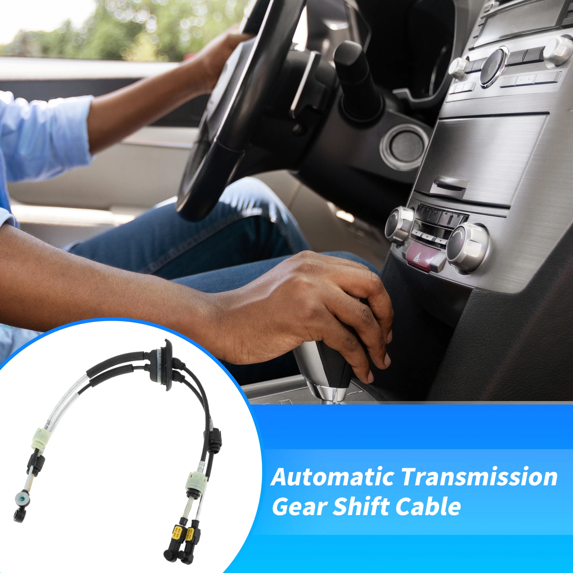 UXCELL No.2444HG Auto Trans Gear Shift Cable for Peugeot Partner for Citroen Berlingo