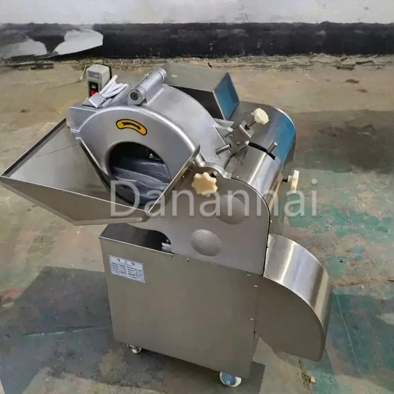 

Small Electric Automatic Slicer for Vegetable Fruit Potato Radish - Kitchen Dicer Machine