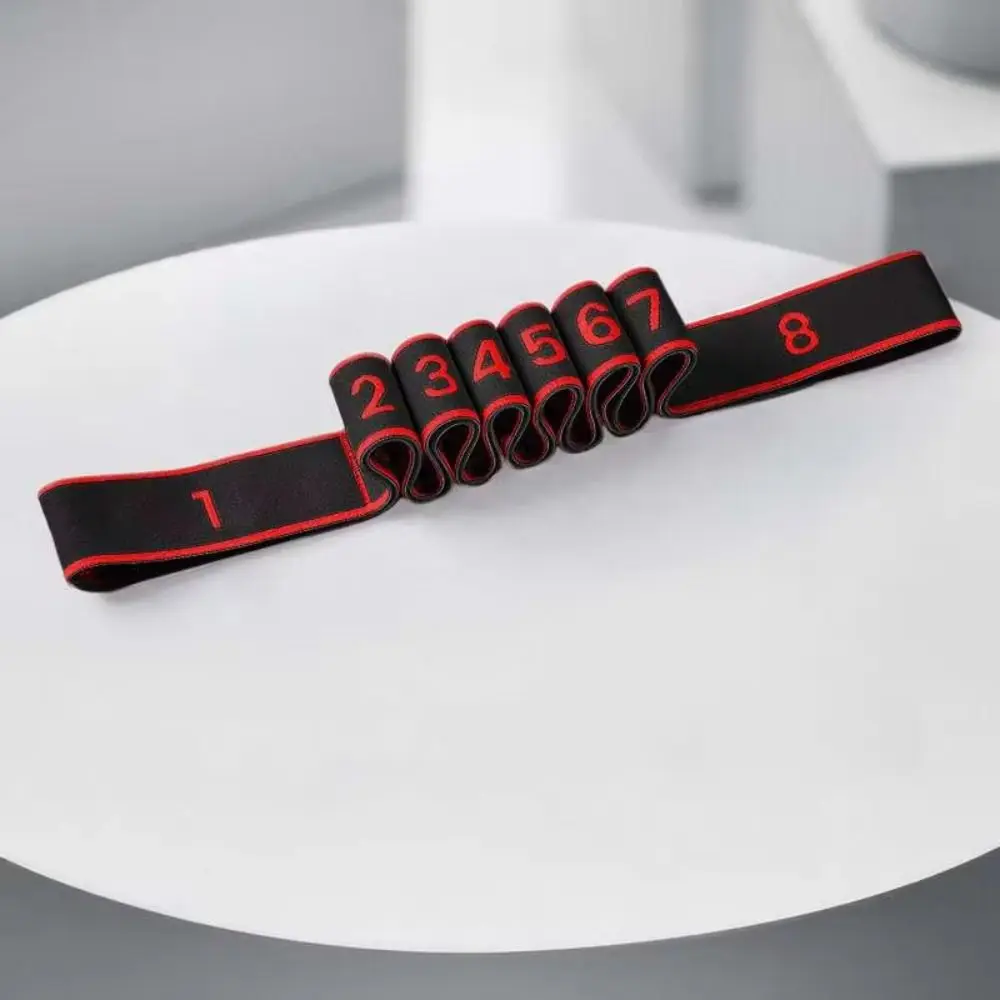 8/10/12 Grid Yoga Resistance Band Yoga Training Elastic Fitness Resistance Bands Textile Cotton Crossfit Exercise