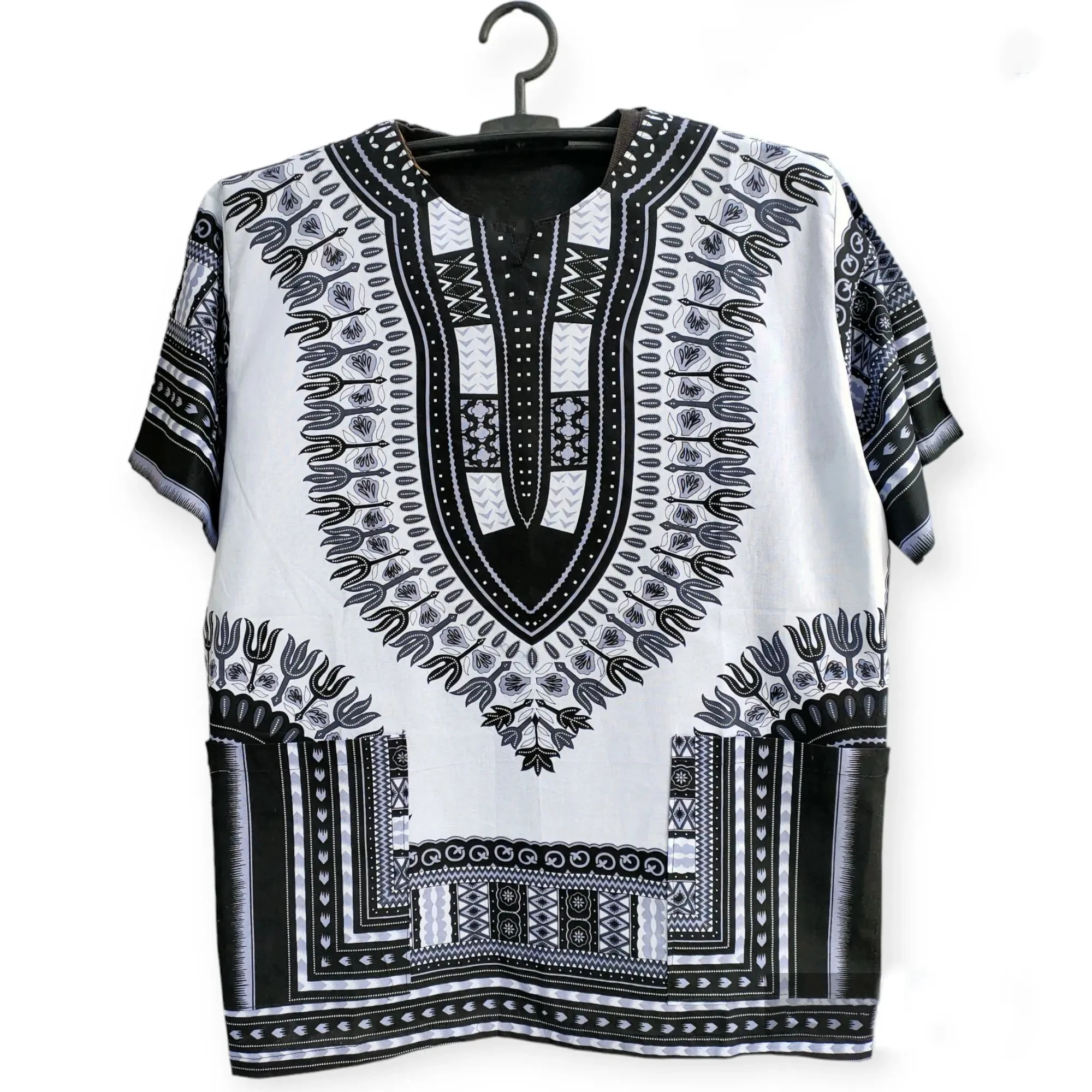 Fashion Dashiki Pullover Tunic Traditional Men T-shirts Colorful African Stylish Elegance African Ethnic Unisex Men\'s Clothing