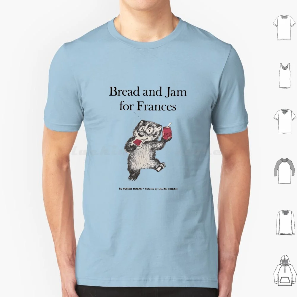 Bread And Jam For Frances Vintage Book Cover ( 64 ) T Shirt Cotton Men Women Diy Print Bread Jam Jelly Toast Breakfast Fussy