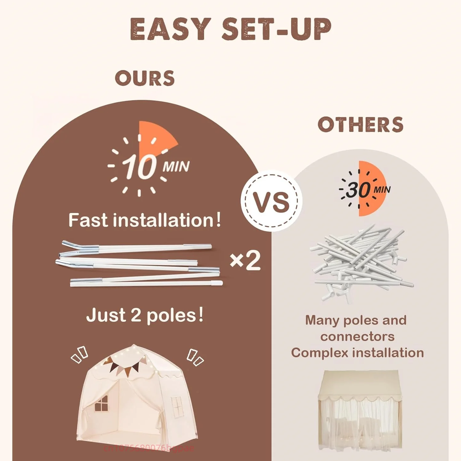 Tenda da letto per bambini Giocattoli per bambini Tende Tenda da gioco per bambini Baldacchino per letto Spazio per la privacy Dormire Drafty Room Tende da sogno Tenda da gioco per interni