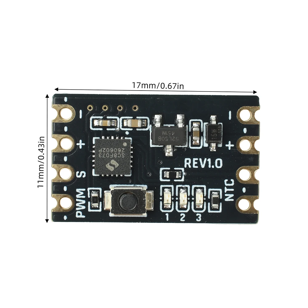 Mini Ultra-Kompakter PWM-Lüfter-Temperaturregler Intelligente Drehzahlregelung für CPU- und Router-Kühlkörper – Detail 5