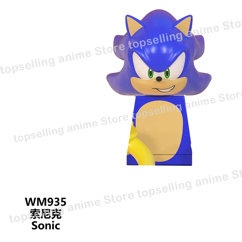 KF6123 SINGLE SALE Movie Sonic Building Blocks anime Bricks Amy Rose Ray Storm Shadow mini Dolls Action Figure Assembly Toy gift