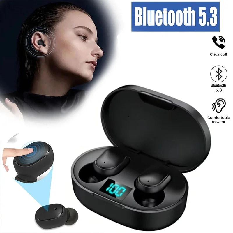 A6S TWS Earbuds Wireless Bluetooth Earphones Touch Control Earphone With HD Mic Headphones Sports Waterproof Headset For iPhone