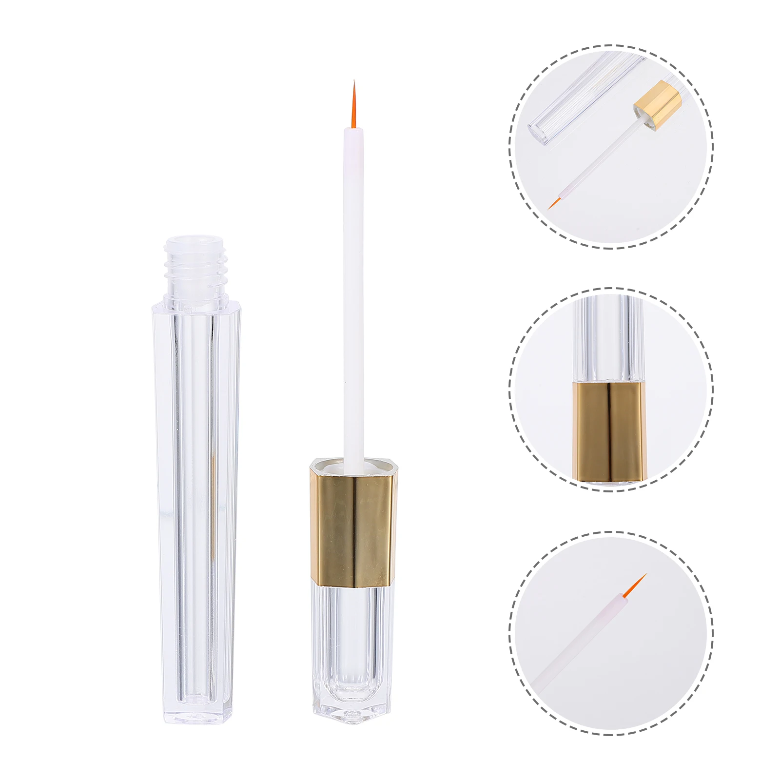 5 pcs Tube Refillable Mascara Vial Empty Bottle Durable Environmental Friendly Makeup Tools