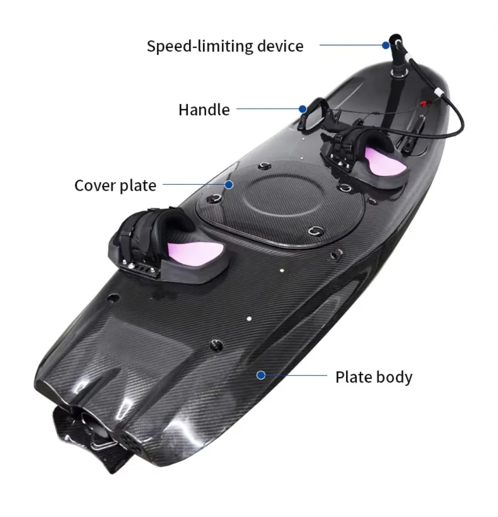 Carbon Fiber Water Sports Electric Surfboard with Pump & Repair Kit 15KW Jet Power Motor