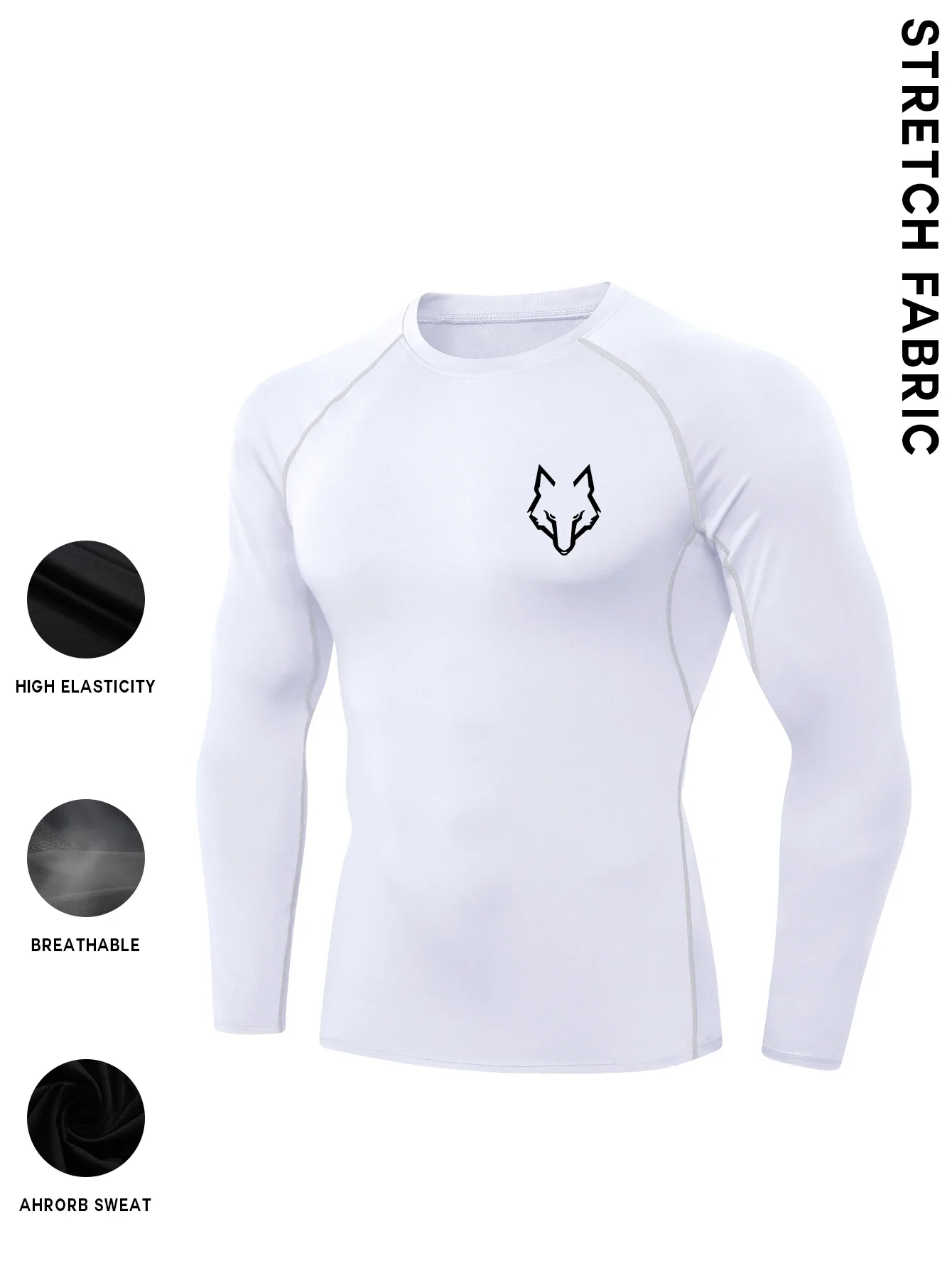 

Спортивная спортивная одежда с длинными рукавами и объемным принтом в стиле аниме для фитнеса, бега, быстросохнущая дышащая спортивная одежда для баскетбола