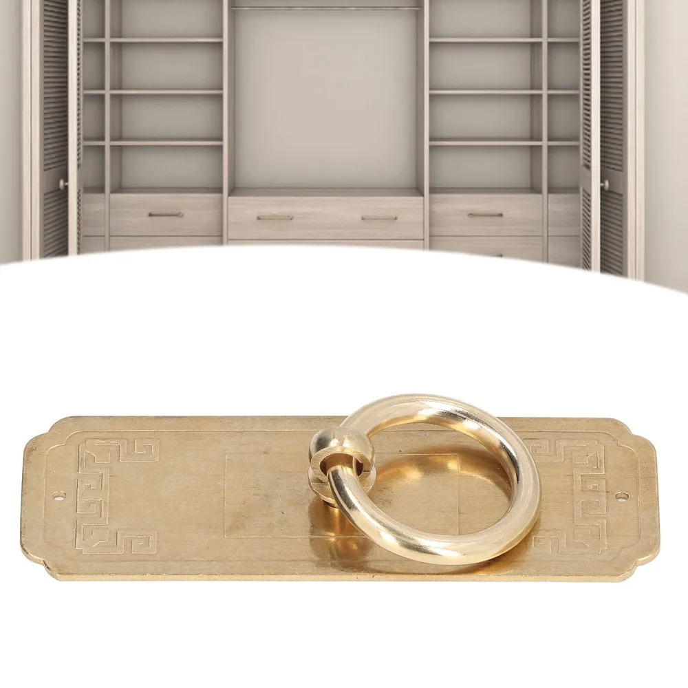 Vintage Durable Cabinet Door Handle Heavy Brass Drawer Pull Cabinet Handle Drawer
