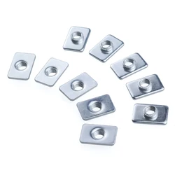 50/100PCS M3 M4 M5 T-Nut Zinc Plated Tee Nut for 20 Series V-Slot Aluminum Profile 3D Printer Accessory