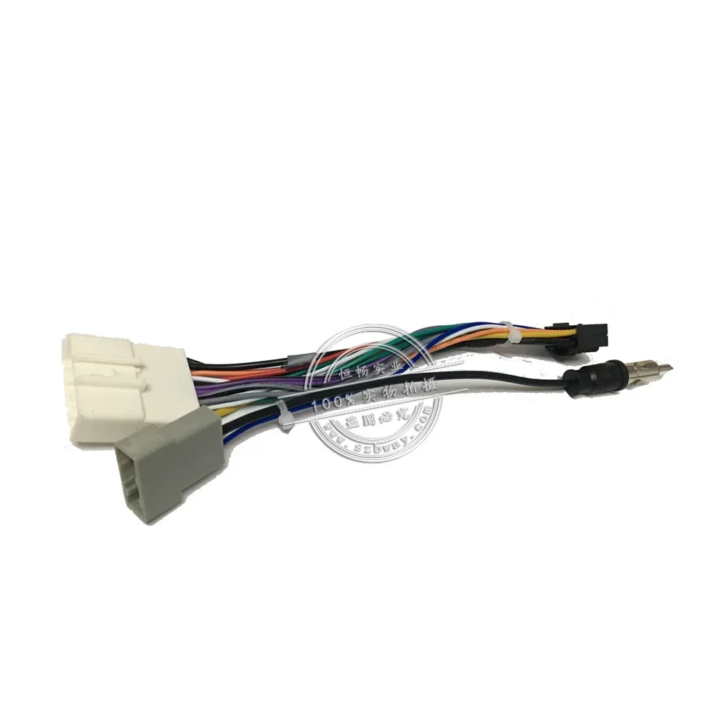 Car Stereo Female ISO Radio Plug Power Adapter Wiring Harness Special For Nissan Tiida ISO harness power cable view 3