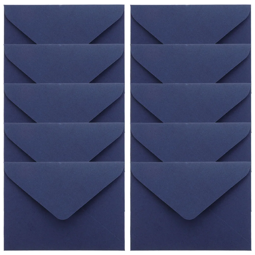 

10 Pcs Blank Wedding Envelopes Decorative Paper Card Envelopes Portable Multi Function Invitation Envelopes For Graduation