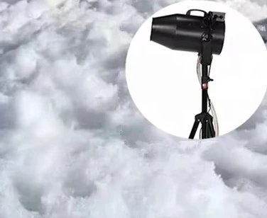 Party Foam Making Machine Artificial Snow Spray Making Machine 360 Degree Moving Head Maker