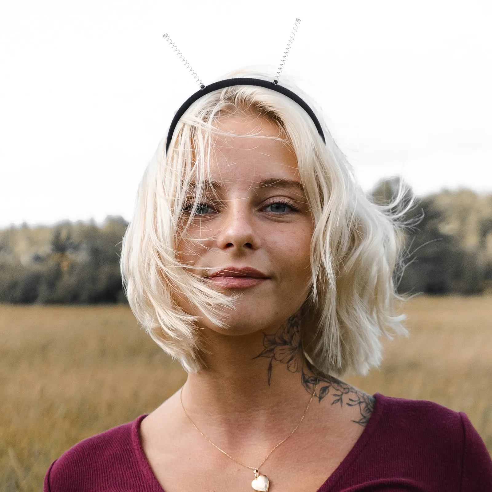 10set Alien Headband Diy Spring Antenna Headband Set With Springs Alien Theme halloween Party Novelty Headbands Hair Accessories