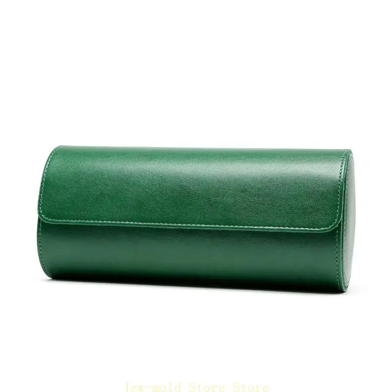 

C71B Travel Watch Watches Case Pu Leather Roll Watch Storage Case