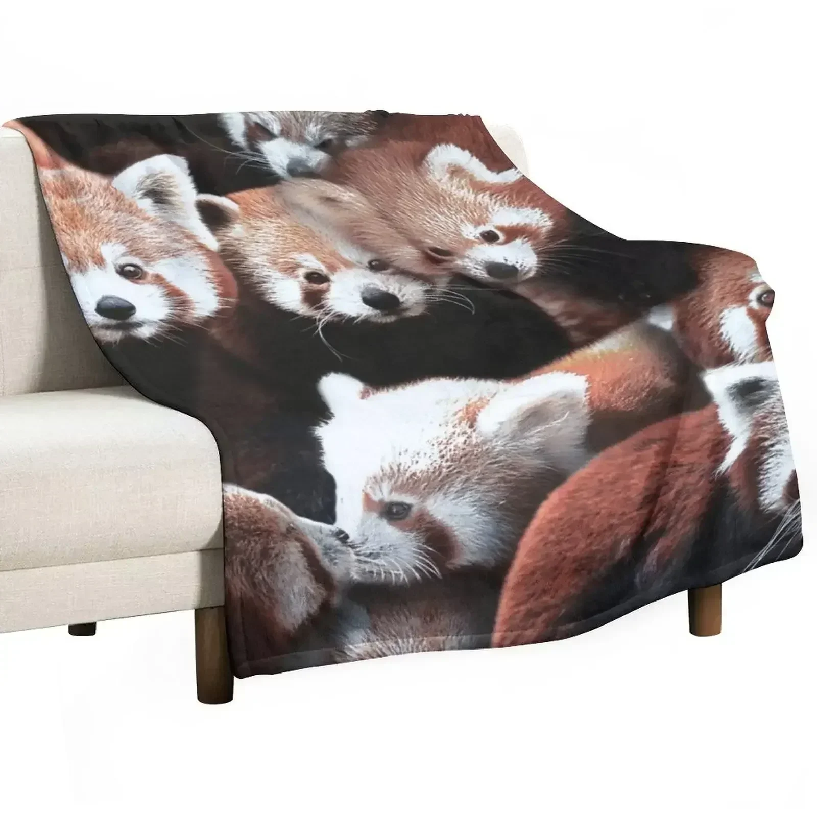 

Red Pandas Throw Blanket bed plaid Kid'S Single Blankets