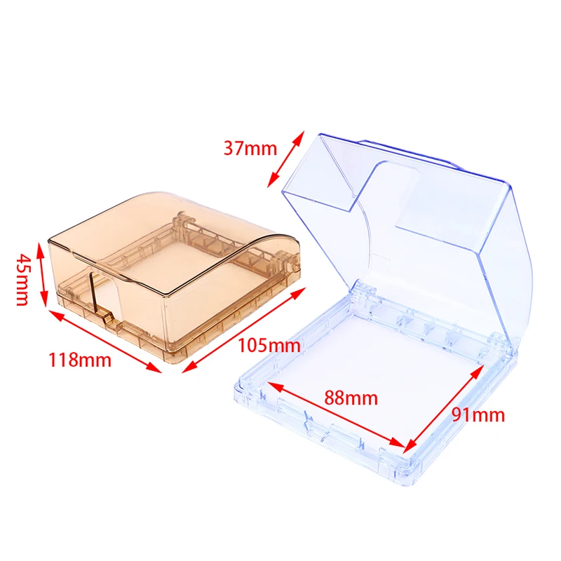 Big Waterproof Cover For Wireless Doorbell Smart Door Bell Ring Button Transparent Heavy Rain Protective Cover Waterproof Home