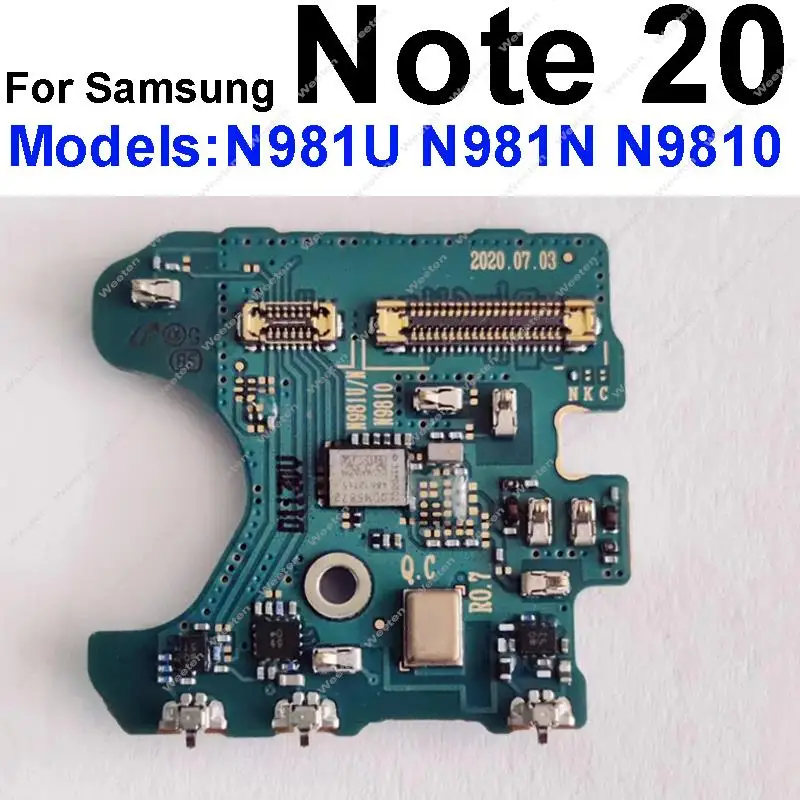 Microphone Board Dock Charging Port Flex Cable For Samsung Galaxy Note 20 Ultra N981 N9810 N981B/U/N N986 N986B N986F N986U/D/N