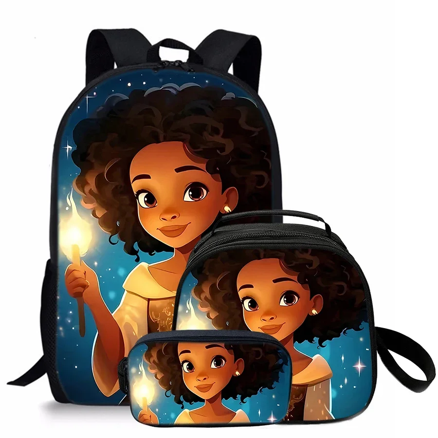 

Набор из 3 предметов, круглые сумки для обеда с узором для девочек, сумки-карандаши, школьные сумки для мальчиков и девочек, лучшие подарки, рюкзак с 3D мультяшным рисунком для детей