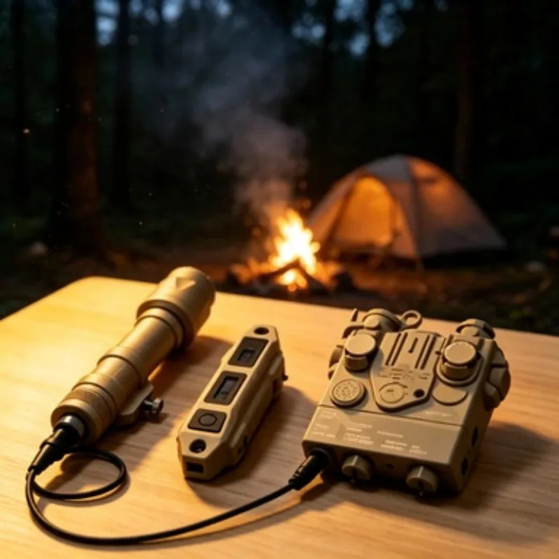 Standard Size DBAL-A2 Light Case Red Green Lamp Beam M300 M600 Hand Lamp Dual Control Game Accessory
