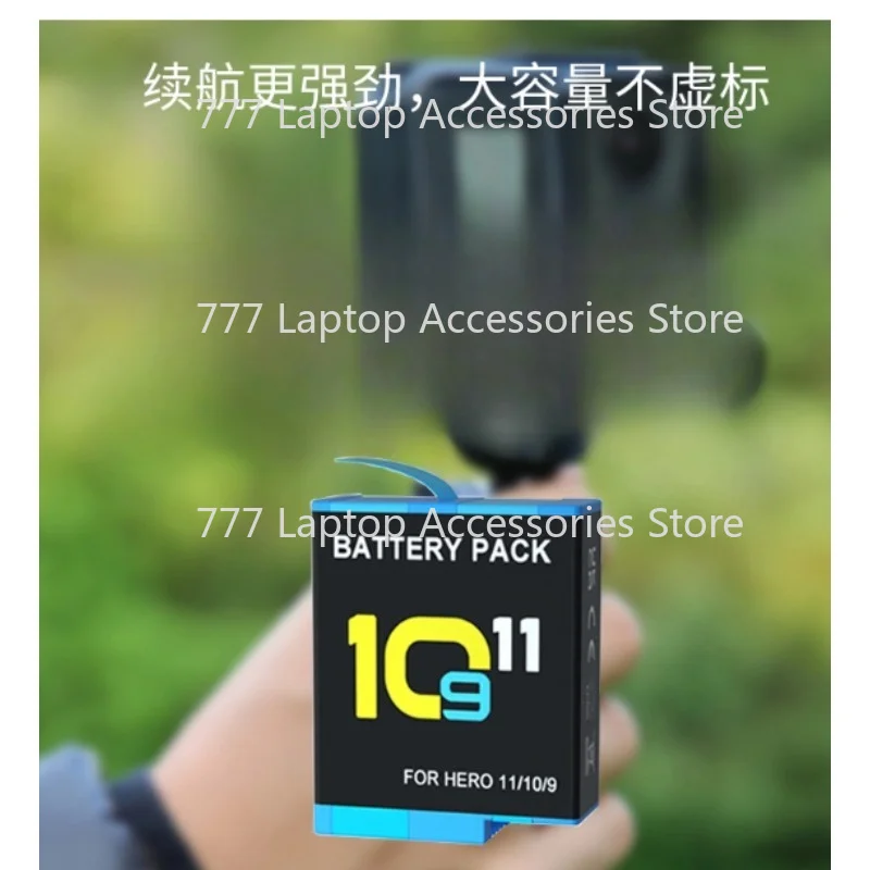 2000mAh Battery for GoPro Hero 11 10 9 Li-ion Battery Pack Motion Camera Battery Storage for GoPro Hero9 Rechargeable Batteries