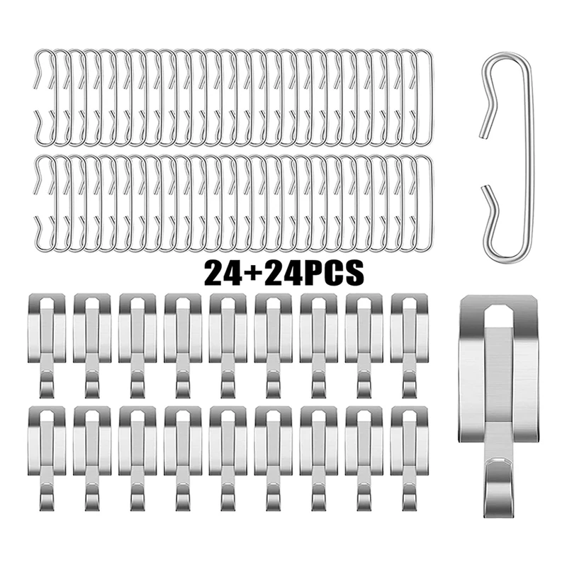 48 Pcs Heat Cable Roof Clips De Icing Cable Clips Spacers Set Cable Wire Clips Gutter Clips