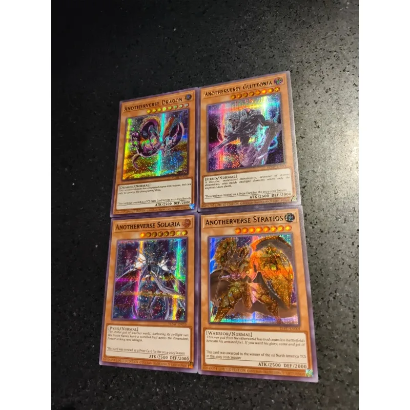 يو غي أوه! YCS سلسلة 2025 أنوثرفيرس التنين/أنوثرفيرس سولاريا لتقوم بها بنفسك لعبة جمع بطاقة أنوثيرس ستراتيوز لعبة بطاقة فلاش
