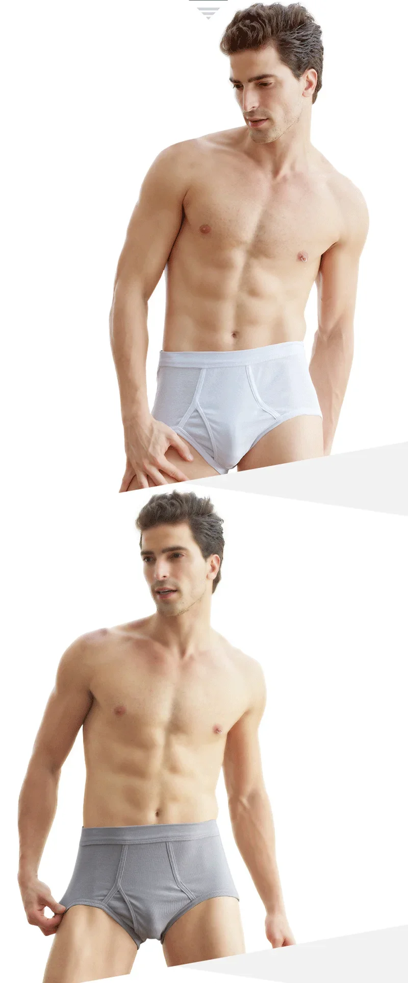 Ropa Interior Masculina de Talla Grande, Color Sólido, 100% Algodón, Cómoda, Transpirable, Holgada, Calzoncillos para Hombre