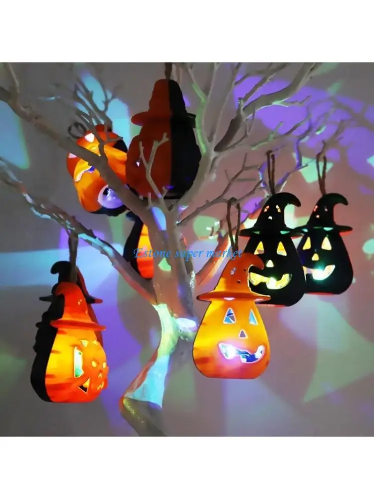 090B Pumpkin Light Novelty Resin Bedroom Bedside Lamp for Kids Gift