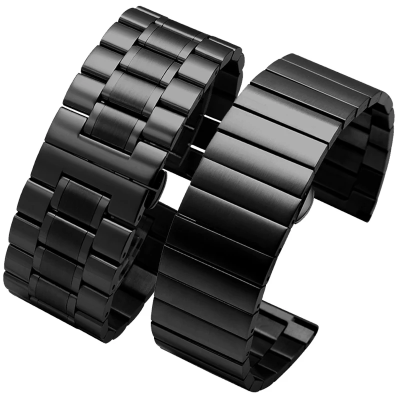 For Seven Friday Stainless steel big dial strap Large size Men Metal Solid Wrist watch Band Bracelet 22 24 26mm 28mm 30mm