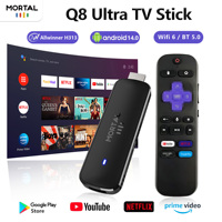 Mortal Q8 Ultra Android14 4k Smart TV Stick AllWinner H313 Wifi6 HDR BT5.0 1080P Google Voice Multi Language Streaming Stick