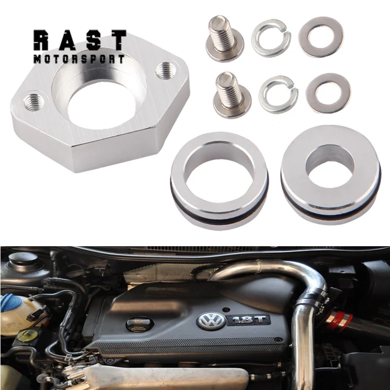 Tubo Intercooler de brida con Sensor de mapa, brida de aluminio y acero inoxidable para Audi A4 MK4 VW Jetta Golf Beetle 1,8 T