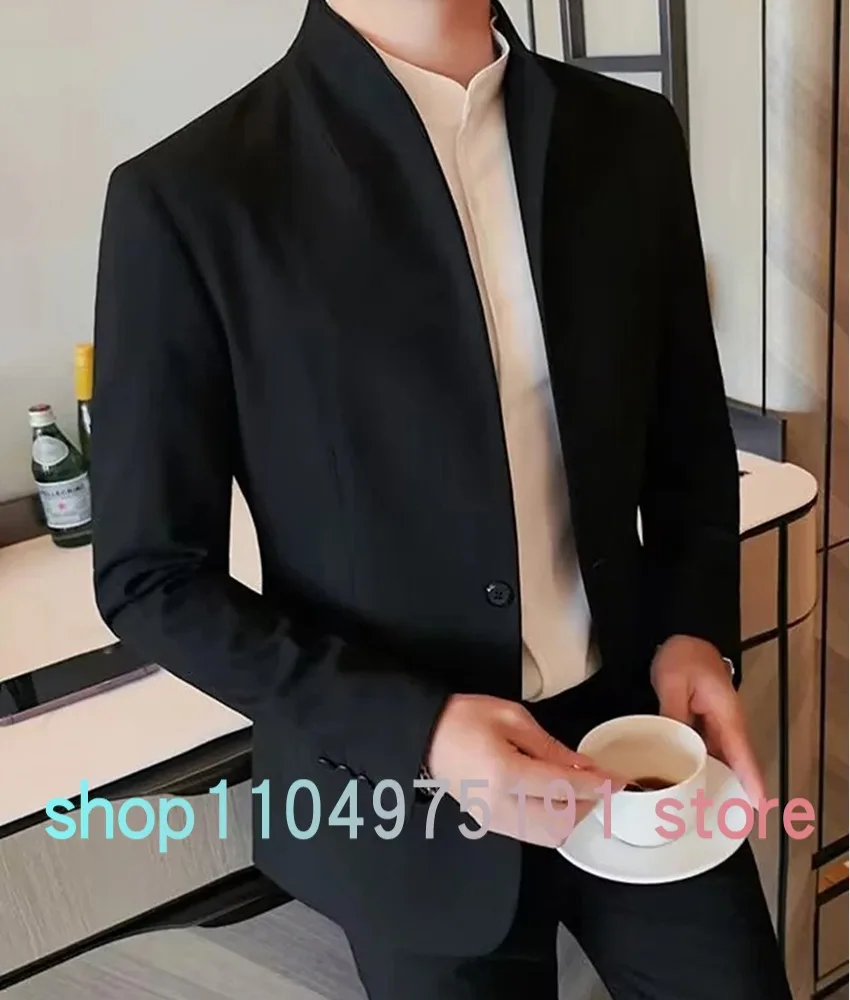 Casual Single-breasted men's suit Men's Stage Costume Wedding Party Dress High Quality Celebrity Gowns Special Occasion Gowns