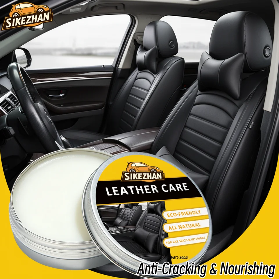 Car Leather Care Cream Natural Transparent Odorless Leather Conditioner  Balm Universal for All Colors Protect Nourish Car Seats - AliExpress 34