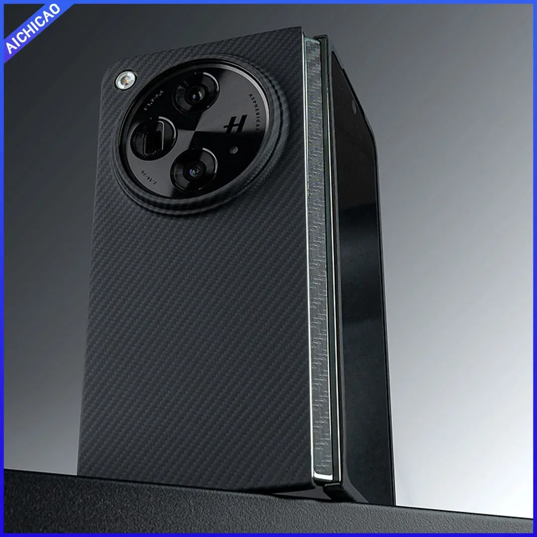 

ACC-Carbon Real Carbon Phone Case For Oppo Find N3 Aramid Fiber Ultra-Thin Anti-Drop Anti-Fall Case