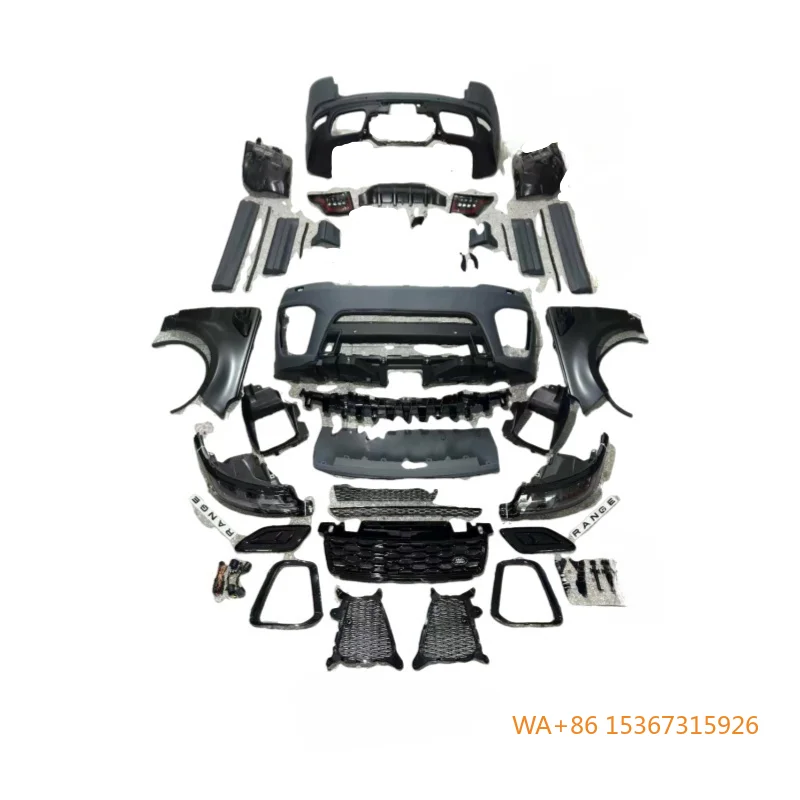 

Used Condition Complete Set Bolt-On Upgraded ABS for for Sport Front/Rear Bumper Body Kits 14-17 18-22 Models