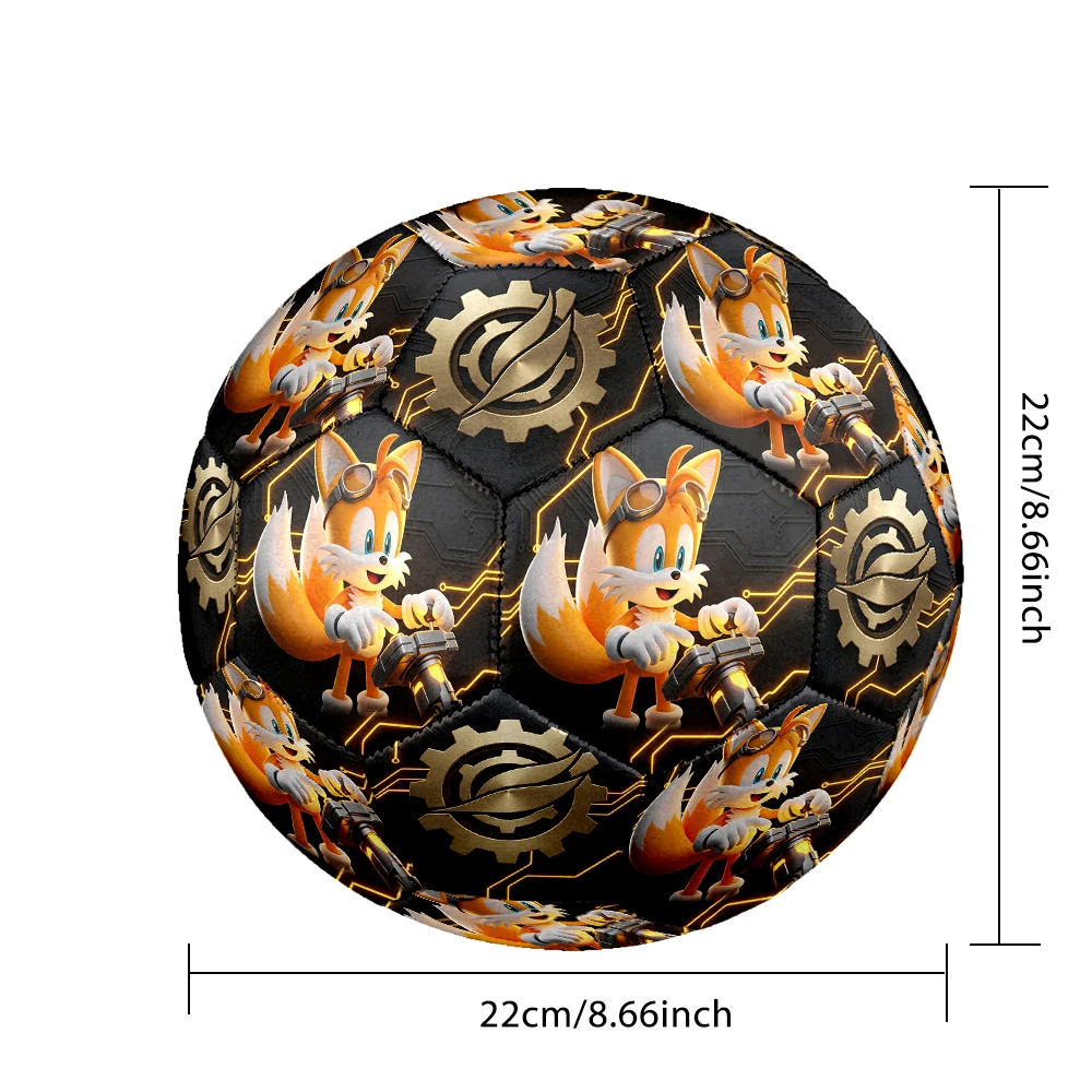 1pc Sonic Hedgehog Football Soccer Ball Size 5 Match Ball Fashion Team Training Cool Sports Gift HE36 view 6