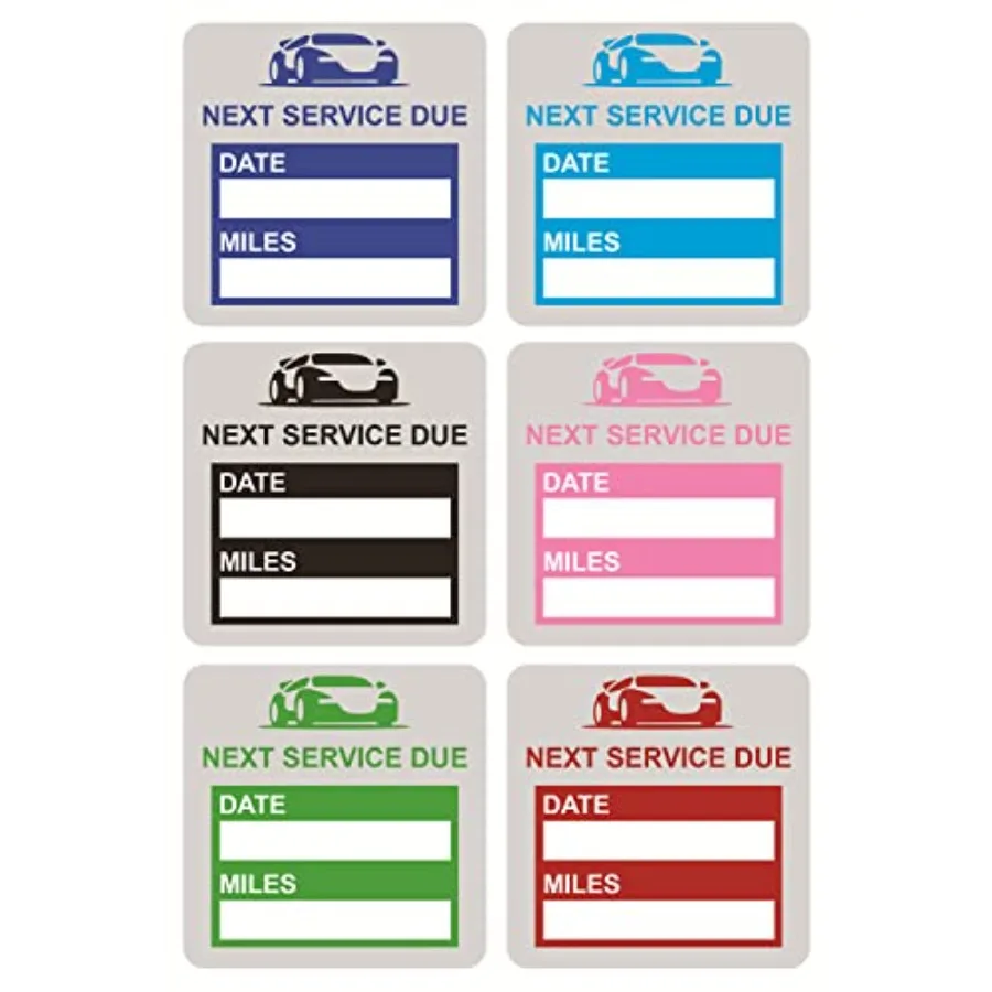 

Наклейка для замены масла Static Cling2 ih, 60 шт., милая наклейка для замены масла смешанного цвета, наклейка для обслуживания