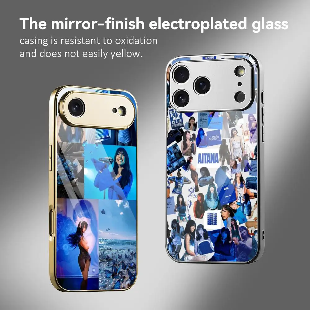 Aurora Fashion Phone Case For IPhone 17 16 15 14 13 12 Pro Max Plus Electroplated Metal Bumper Shockproof Case