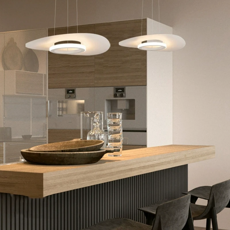 Postmodern personalized creative UFO restaurant pendant light LED restaurant bar counter coffee shop decoration lighting