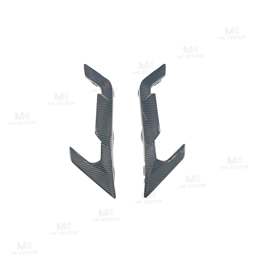 Decorazione dello sfiato del parafango anteriore in fibra di carbonio a secco stile SQ per BMW X6M F96 LCI 2024+ Accessori esterni per finiture parafango auto