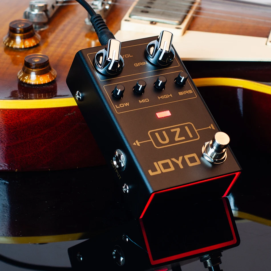 

JOYO R-03 UZI Distortion Pedal Guitar Effect Pedal for Heavy Metal Music, With BIAS Knob, True Bypass, Guitar Accessories