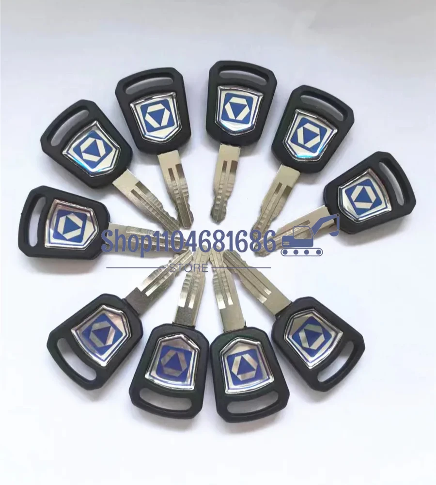 

10PCS XCMG Ignition Key for 75DA 60D 215 200 Ignition Key Door Lock Key