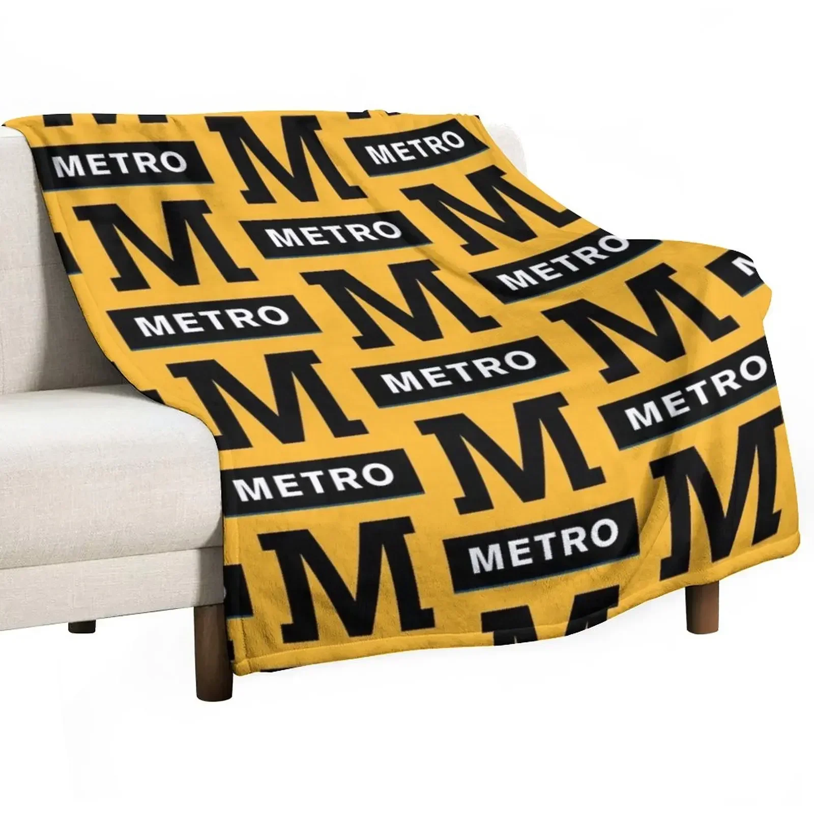 Tyne And Wear Metro Throw Blanket halloween Warm Moving Blankets