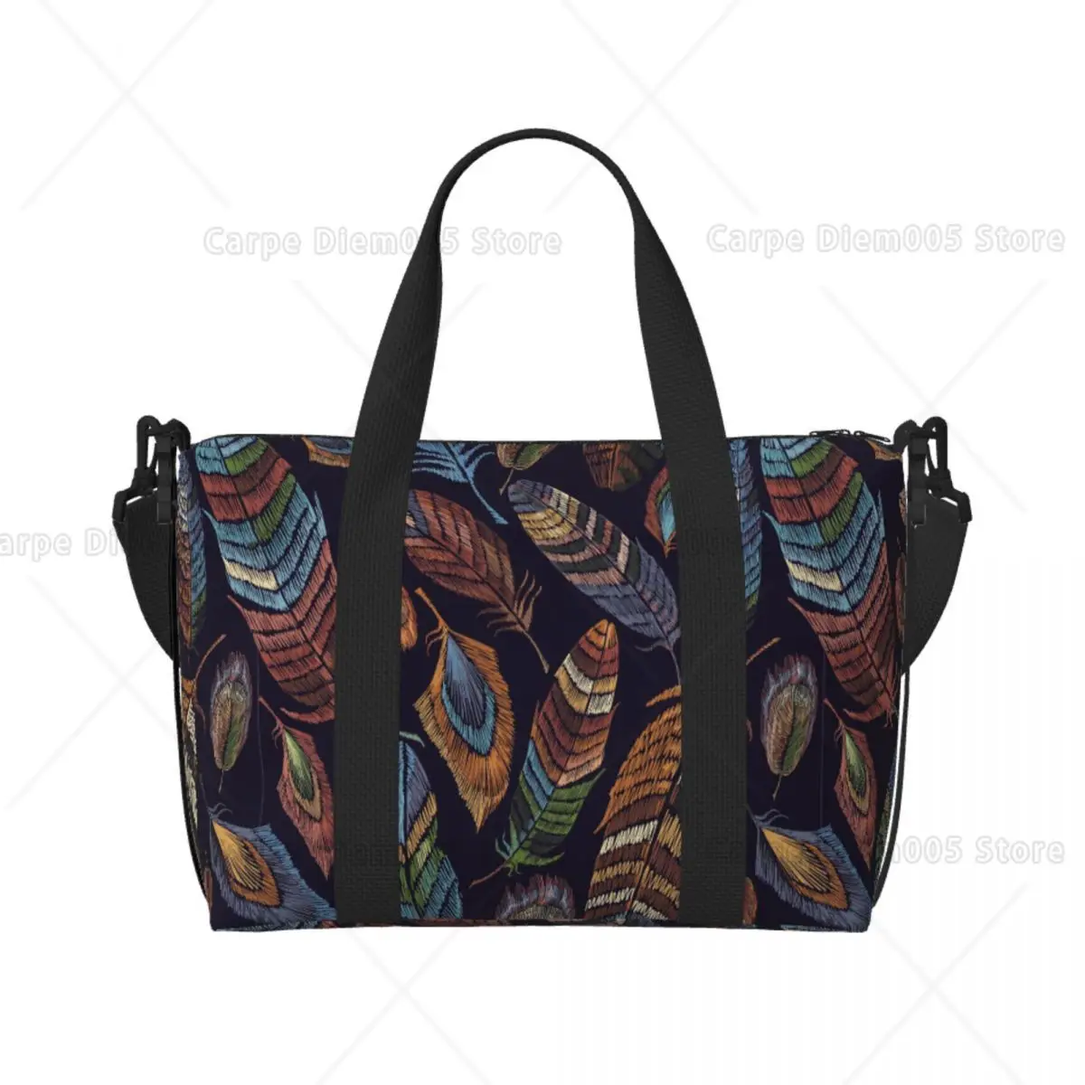 

Hand Tote Bag Pirate Ship Gothic Gym Sports Vintage Feathers Luggage Travel Overnight Bag Designer Unisex Duffle Bag