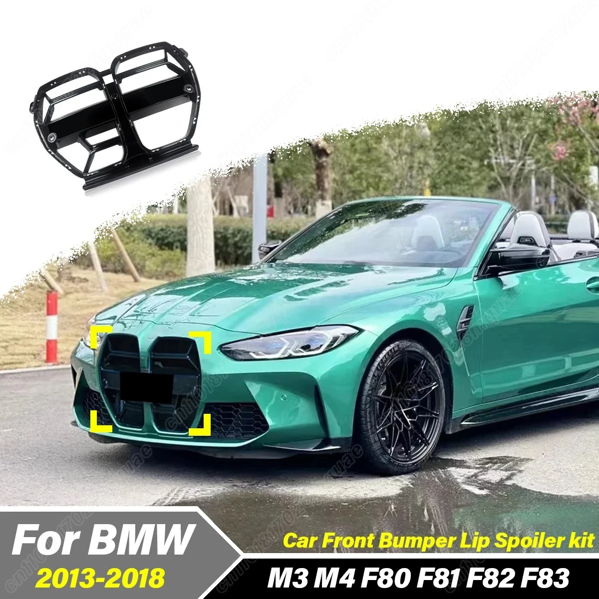 Für BMW M3 M4 F80 F81 F82 F83 2013 2014 2015 2016 2017 2018 Auto Front Stoßstange Lufteinlass Grille Vorne dekorative Zubehör