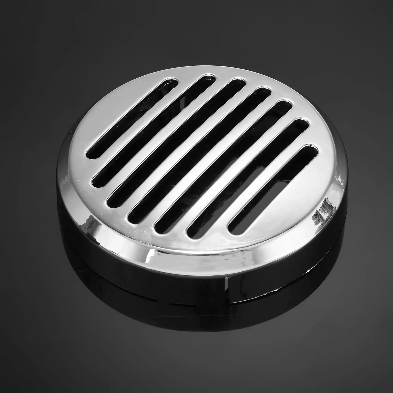 دراجة نارية 3.5 مللي متر القرن كروم مستديرة مشقوق مصبغة آلة تنبيه السيارة غطاء صالح لهوندا الظل VT1100/750/600 VTX1300C1800C VT VF750