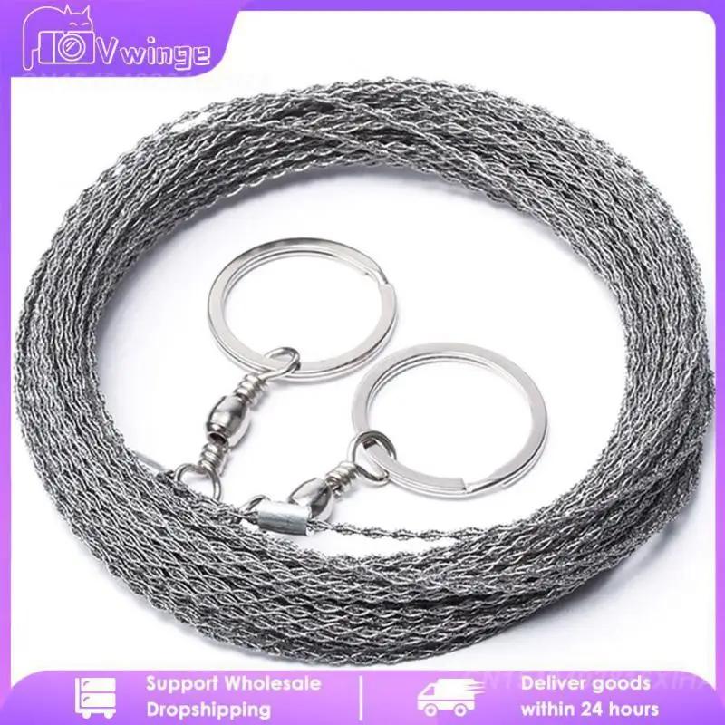 Bold Stainless Steel Wire Saw Sawing Tree Hand-pulled Hacksaw Outdoor Survival Rope Wood Cutting Water Grass Survival Equipment